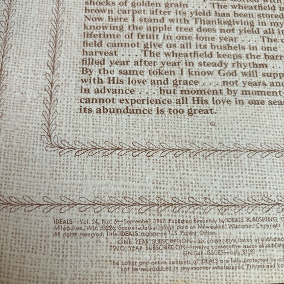 Ideals Magazine Thanksgiving Issue 1967 - Picture 4 of 7